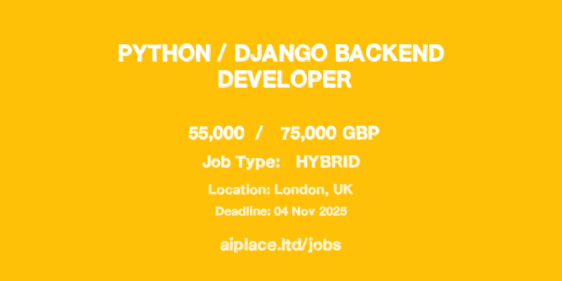 Python / Django Backend Developer